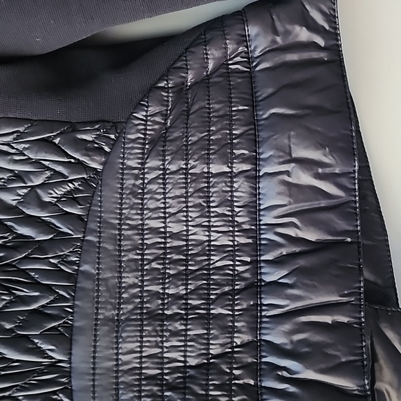 Karen Millen Quilted Paneled Biker Zipper Jacket - Picture 7 of 8